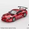 Mini GT 1/64 Toyota Supra (A80) Top Secret GT-300 Top Secret Red Chrome