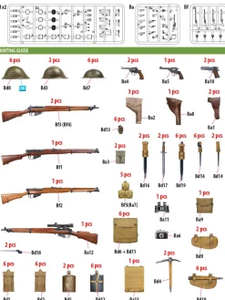 MiniArt 1/35 British Infantry Weapons & Equipment Model Kit