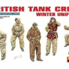 MiniArt 1/35 British Tank Crew Winter Uniform Model Figures
