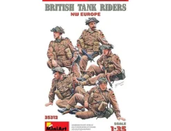 MiniArt 1/35 British Tank Riders Europe Special Edition Model Figures