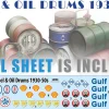 MiniArt 1/35 Fuel and Oil Drums 1930-50s Model Kit