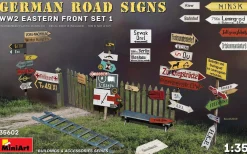 MiniArt 1/35 German Road Signs Eastern Front Set 1 Model Kit