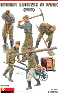 MiniArt 1/35 German Soldiers at Work (RAD) Special Edition Model Figures