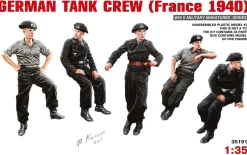 MiniArt 1/35 German Tank Crew France 1940 Model Figures