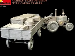 MiniArt 1/35 German Tractor D8506 With Trailer Model Kit