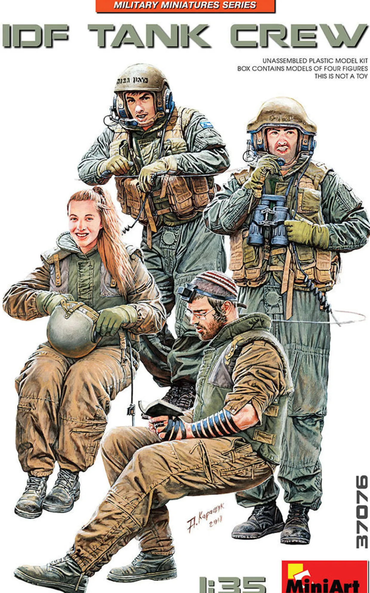 MiniArt 1/35 IDF Tank Crew