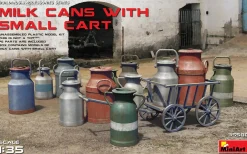 MiniArt 1/35 Milk Cans with Small Cart Model Kit