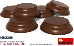 MiniArt 1/16 Scale Figure Bases 6pcs