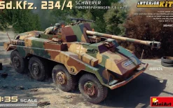 MiniArt 1/35 Sd.Kfz.234/4 Schwerer Panzerspahwagen 7.5cm with Interior