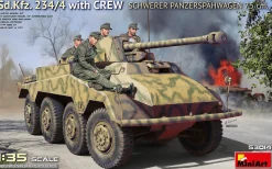 MiniArt 1/35 Sd.Kfz.234/4 Schwerer Panzerspahwagen 7.5cm & Crew