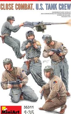 MiniArt 1/35 US Close Combat Tank Crew Special Edition Model Figures