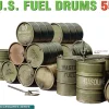 MiniArt 1/48 US Fuel Drums 55 Gal Model Kit