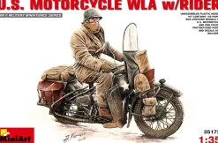 MiniArt 1/35 US Motorcycle WLA with Rider