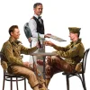 MiniArt 1/35 US Soldiers in Cafe Model Figures
