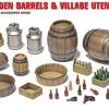 MiniArt 1/35 Wooden Barrels & Village Utensils