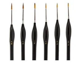 Modelcraft Fine Quality Synthetic Brush Set x6