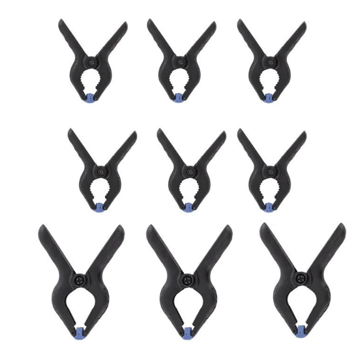 Modelcraft Nylon Grip Clamps x 9