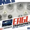 MPC 1/72 Space 1999 14 Inch Eagle Transporter Metal Engine Bells