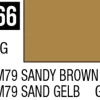 Mr Hobby Aqueous Hobby Colour 10ml 066 RLM79 Sandy Brown Semi Gloss Acrylic Paint