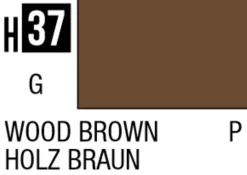 Mr Hobby Aqueous Hobby Colour 10ml 037 Wood Brown Gloss Acrylic Paint