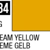 Mr Hobby Aqueous Hobby Colour 10ml 034 Cream Yellow Gloss Acrylic Paint