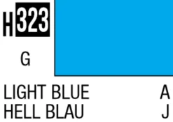 Mr Hobby Aqueous Hobby Colour 10ml 323 Light Blue Gloss Acrylic Paint