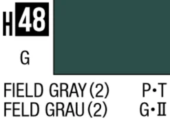 Mr Hobby Aqueous Hobby Colour 10ml 048 Field Gray 2 Gloss Acrylic Paint