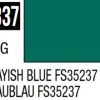 Mr Hobby Aqueous Hobby Colour 10ml 337 Greyish Blue FS35237 Semi Gloss Acrylic Paint
