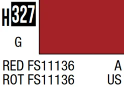 Mr Hobby Aqueous Hobby Colour 10ml 327 Red FS11136 Gloss Acrylic Paint