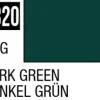Mr Hobby Aqueous Hobby Colour 10ml 320 Dark Green Semi Gloss Acrylic Paint