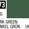 Mr Hobby Aqueous Hobby Colour 10ml 073 Dark Green Semi Gloss Acrylic Paint