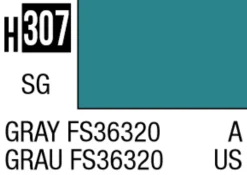 Mr Hobby Aqueous Hobby Colour 10ml 307 Gray FS36320 Semi Gloss Acrylic Paint