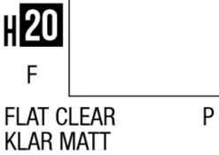 Mr Hobby Aqueous Hobby Colour 10ml 020 Flat Clear Acrylic Paint