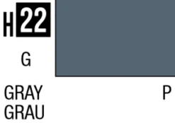 Mr Hobby Aqueous Hobby Colour 10ml 022 Gray Gloss Acrylic Paint