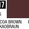 Mr Hobby Aqueous Hobby Colour 10ml 017 Cocoa Brown Gloss Acrylic Paint