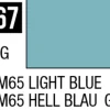Mr Hobby Aqueous Hobby Colour 10ml 067 RLM65 Light Blue Semi Gloss Acrylic Paint
