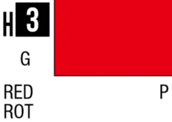 Mr Hobby Aqueous Hobby Colour 10ml 003 Red Gloss Acrylic Paint