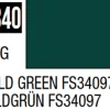 Mr Hobby Aqueous Hobby Colour 10ml 340 Field Green FS34097 Semi Gloss Acrylic Paint