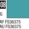 Mr Hobby Aqueous Hobby Colour 10ml 308 Gray FS36375 Semi Gloss Acrylic Paint