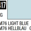 Mr Hobby Aqueous Hobby Colour 10ml 417 RLM76 Light Blue Semi Gloss Acrylic Paint
