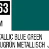 Mr Hobby Aqueous Hobby Colour 10ml 063 Metallic Blue Green Acrylic Paint