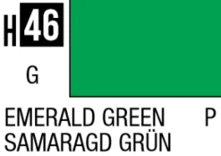 Mr Hobby Aqueous Hobby Colour 10ml 046 Emerald Green Gloss Acrylic Paint