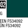 Mr Hobby Aqueous Hobby Colour 10ml 302 Green FS34092 Semi Gloss Acrylic Paint