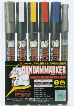 Mr Hobby Gundam Markers 6 Colour Basic Set
