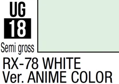 Mr Hobby Mr Colour Gundam 10ml 18 RX-78 White Ver. Anime Colour Semi Gloss Acrylic Paint