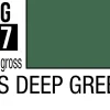 Mr Hobby Mr Colour Gundam 10ml 07 MS Deep Green Semi Gloss Acrylic Paint