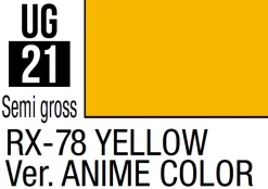 Mr Hobby Mr Colour Gundam 10ml 21 RX-78 Yellow Ver. Anime Colour Semi Gloss Acrylic Paint
