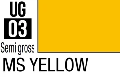 Mr Hobby Mr Colour Gundam 10ml 03 MS Yellow Semi Gloss Acrylic Paint