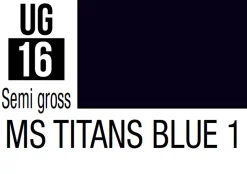 Mr Hobby Mr Colour Gundam 10ml 16 MS Titans Blue 1 Semi Gloss Acrylic Paint