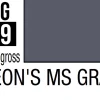 Mr Hobby Mr Colour Gundam 10ml 09 MS Grey Zion Semi Gloss Acrylic Paint
